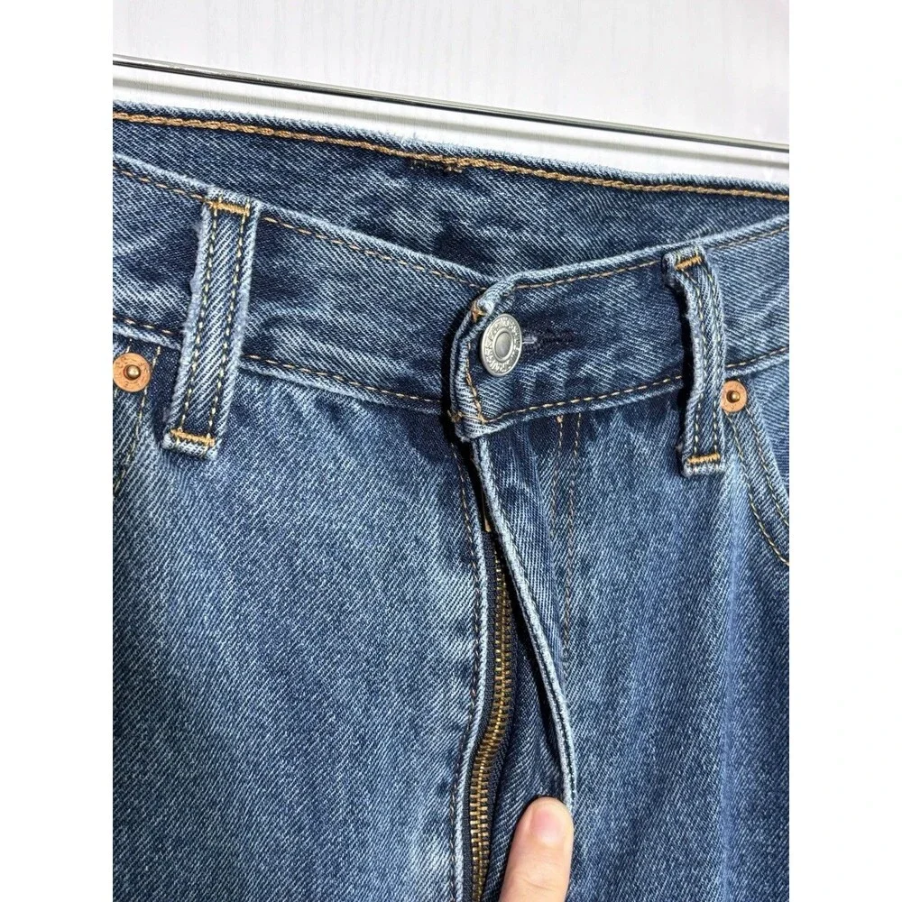 Levis 550 Jeans Mens 36 30 Blue Medium Stone Wash Relaxed Fit Jeans Cotton